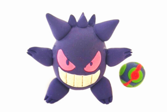 45Min Learn to Sculp Clay: Gengar (Pokémon) by Young Art