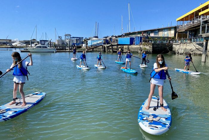 Beginner Stand Up Paddle Board Camp by Dogpatch Paddle Camp in San Francisco, CA