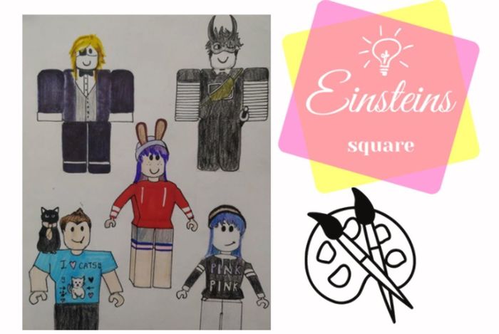 Art Class - Roblox Avatar Drawing by Einsteins Square