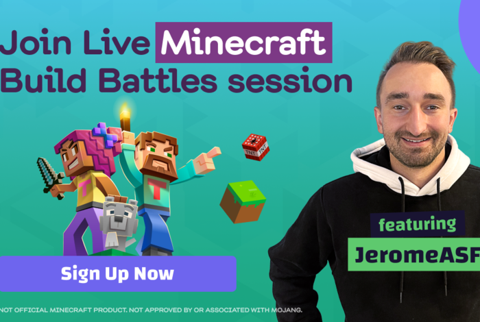 Build Battles on Minecraft w/ World Top 5 Player by BYJU'S Summer Camp