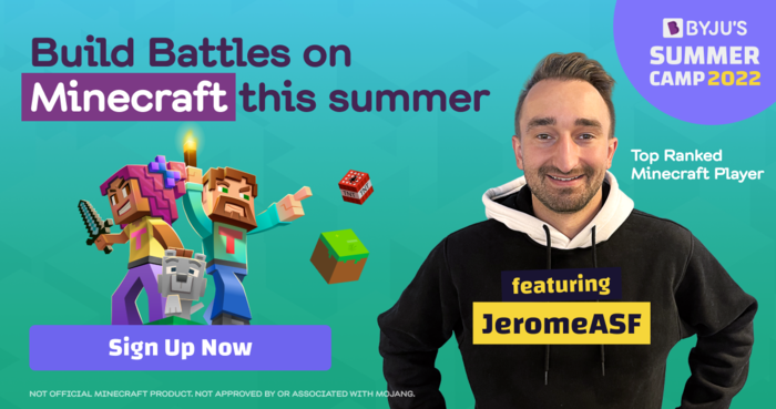 Build Battles on Minecraft w/ World Top 5 Player by BYJU'S Summer Camp