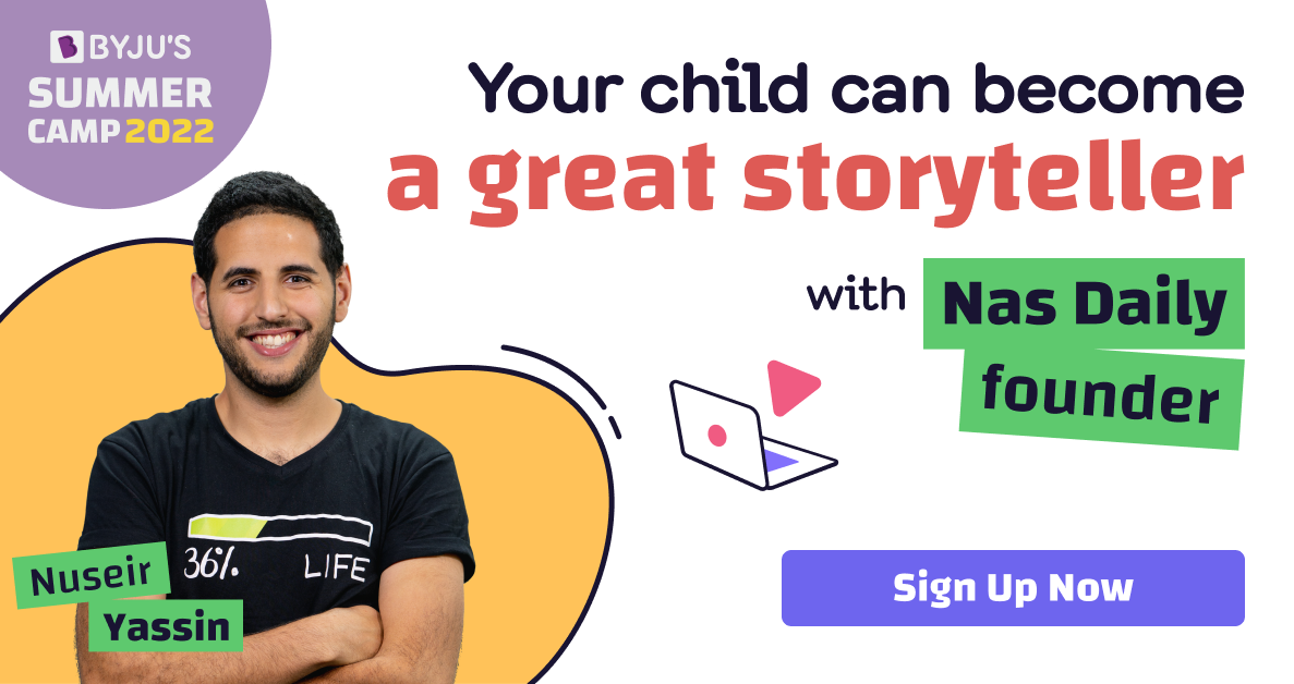 Storytelling & Content Creation Workshop for Kids by BYJU'S Summer Camp