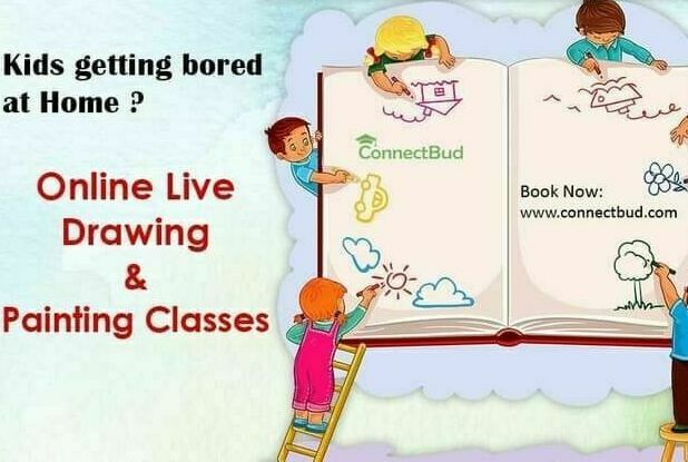 Live 1 to 1 Online Drawing Classes for Kids by ConnectBud