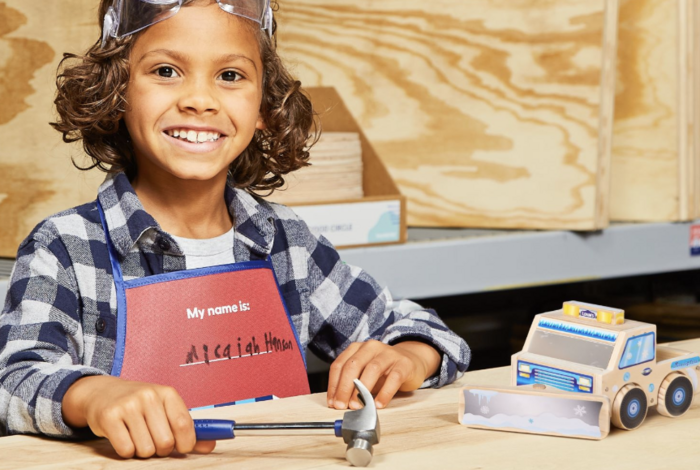 Toy Snowplow Workshop by Lowe's in Anchorage, AK