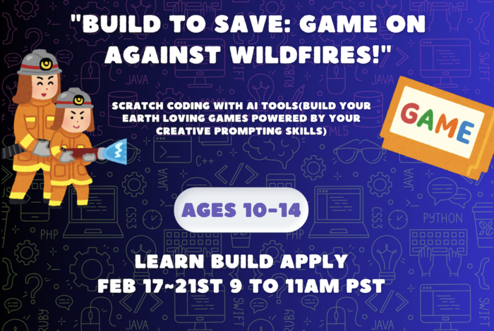 Scratch AI Game Camp: Wildfire Warriors! by Applied Computing Foundation