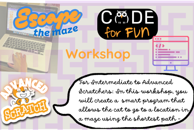 Advanced Scratch Workshop by Code For Fun in Palo Alto, CA