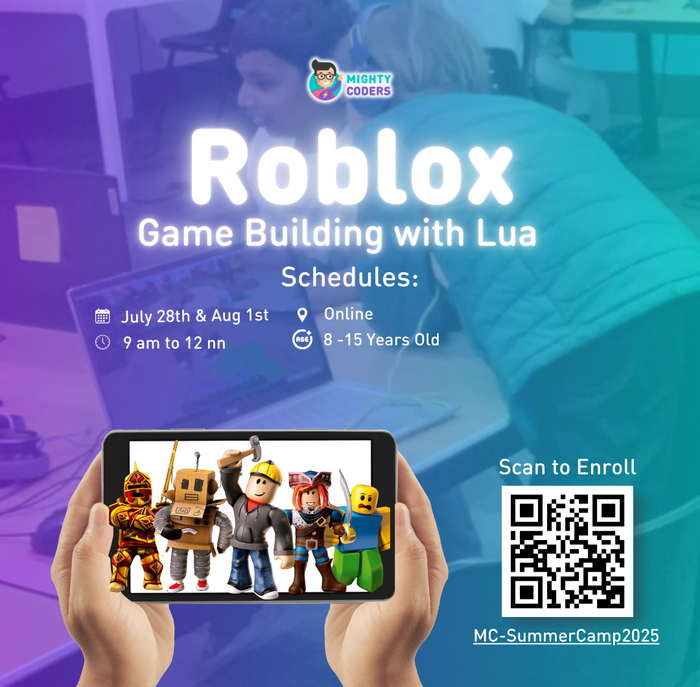 Online SummerCamp Roblox Game Building with Lua by Mighty Coders