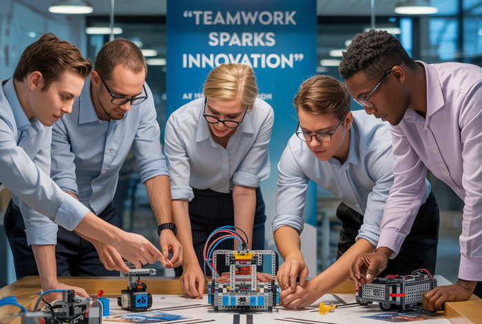Corporate LegoSpike Robotics Team Bonding Workshop by Heavy Lifting Kids Coding & Robotics in Mountain View, CA