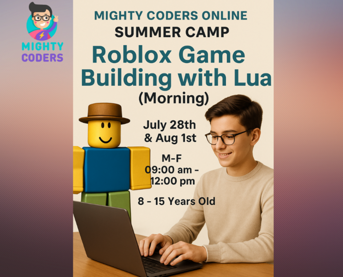 Roblox Scripting Camp for Kids by Mighty Coders