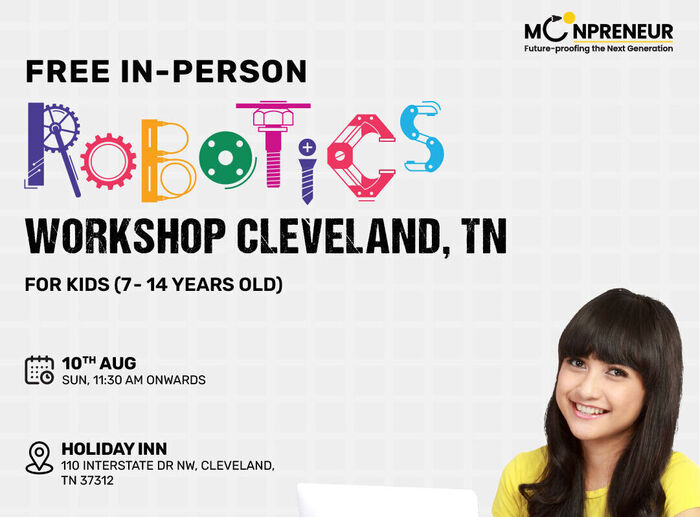 Free In-Person Robotics Workshop(7-14 yr)kid by Moonpreneur in Red Deer, Alberta