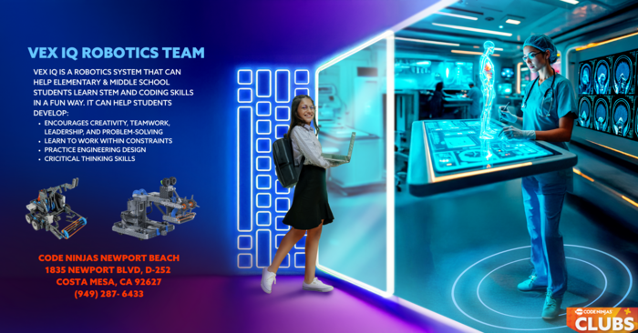 VEX IQ ROBOTICS TEAM - Payment Plans Available by Code Ninjas Newport Beach in Costa Mesa, CA