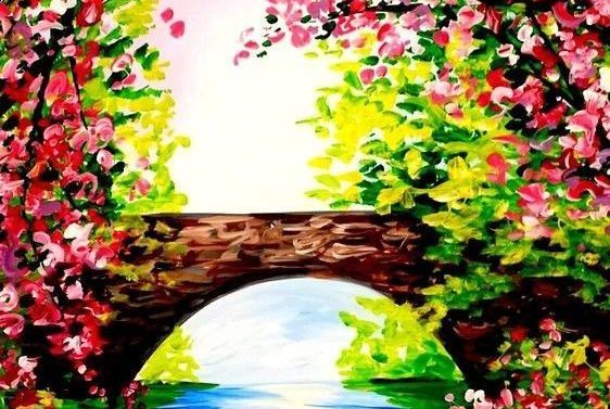 Beach Painting by CD's Art Studio