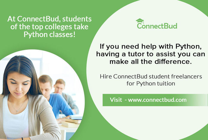 Private Python Coding Class by ConnectBud