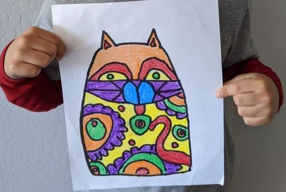 Learn to Draw a Stylized Cat by Young Rembrandts in Palo Alto, CA