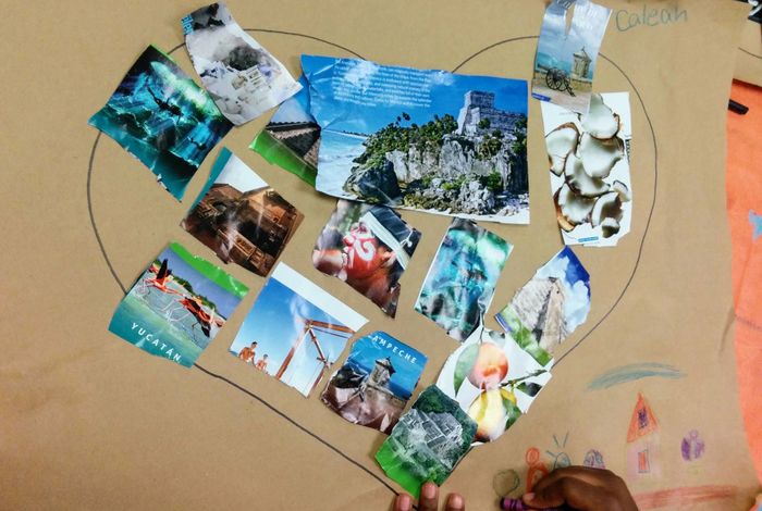 Mixed Media Fun! (collage, glitter, 3D, and more) by drawchange
