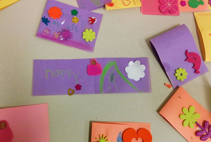 Mixed Media Fun! (collage, glitter, 3D, and more) by drawchange