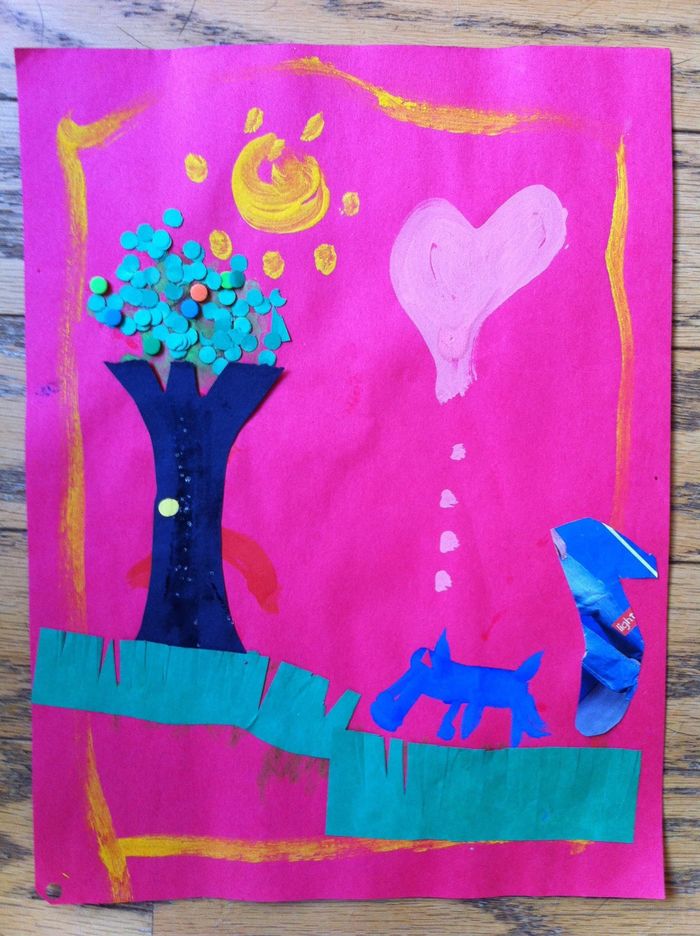 Mixed Media Fun! (collage, glitter, 3D, and more) by drawchange