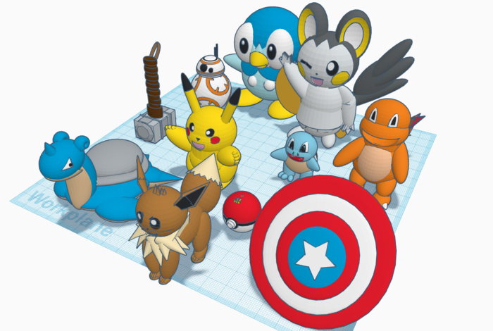 Pick Your Pokémon to 3D Design and Print Camp by 3D Printing and Design Classes