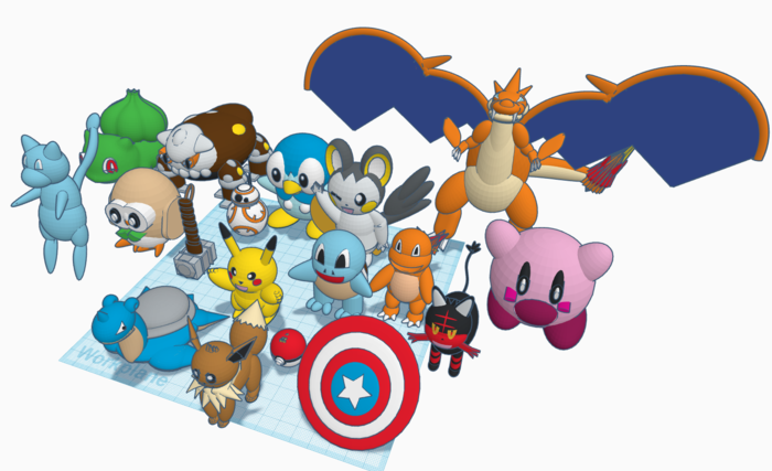 Pick Your Pokémon to 3D Design and Print Camp by 3D Printing and Design Classes