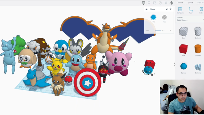 Pick Your Pokémon to 3D Design and Print Camp by 3D Printing and Design Classes