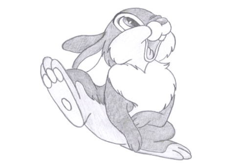 Thumper Sketching by Young Art