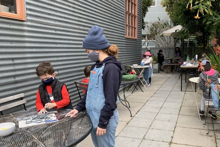 Spring Art After School by Brushstrokes Studio in Berkeley, CA