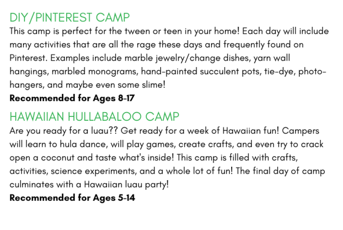 Virtual Summer Camps: Art, STEM, & More! by Ignite Learning Academy