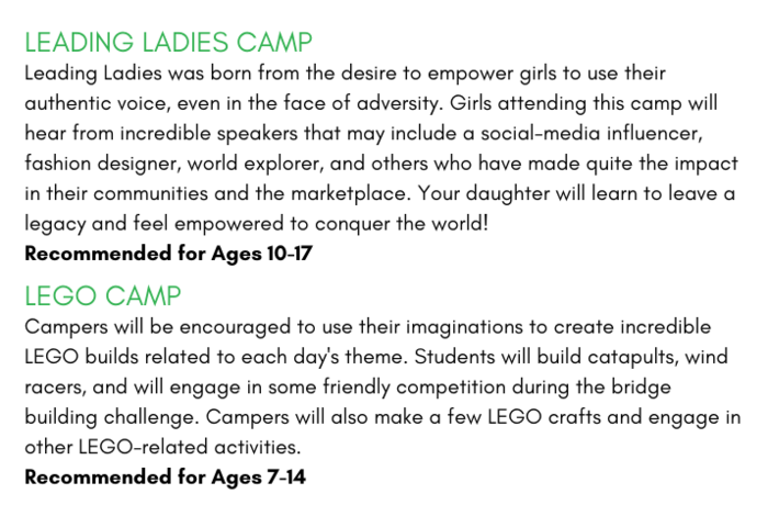 Virtual Summer Camps: Art, STEM, & More! by Ignite Learning Academy