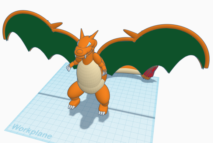 3D Designing Charizard by 3D Printing and Design Classes in Palo Alto, CA