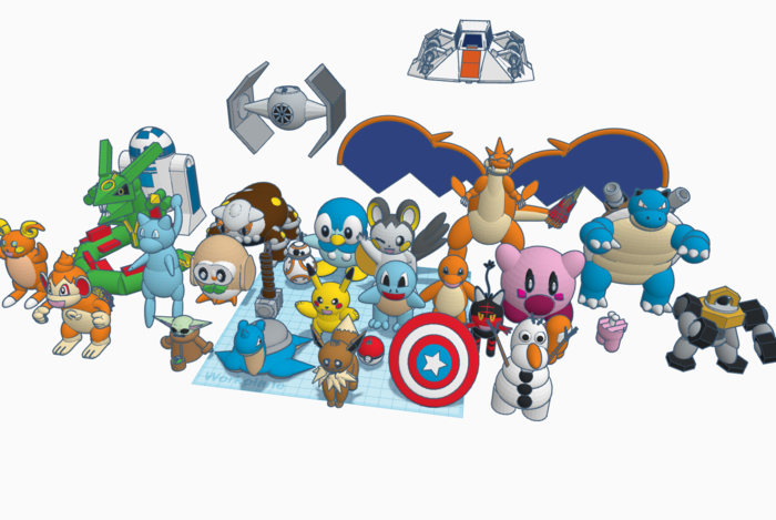 Pick Your Pokémon to 3D Design and Print Camp by 3D Printing and Design Classes