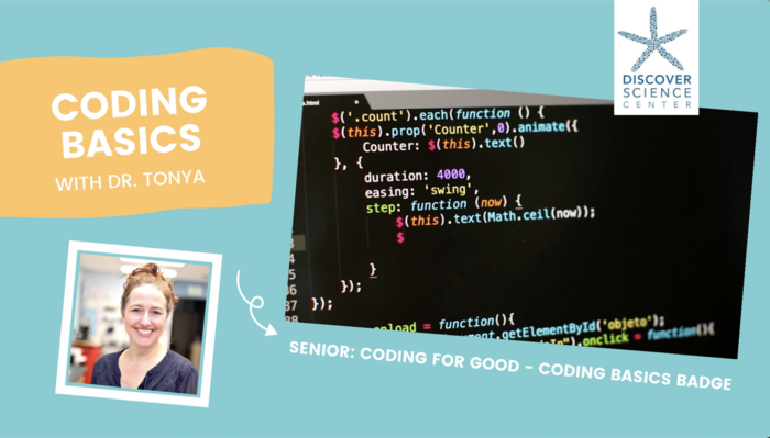 On-Demand Girl Scouts: Senior Coding Basics by Discover Science Center in Palo Alto, CA