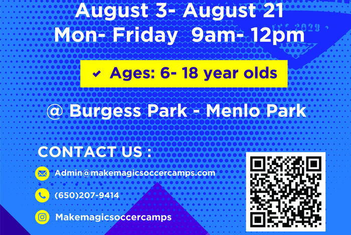 Make Magic Soccer Camps & Clinics - camps in Menlo Park, CA