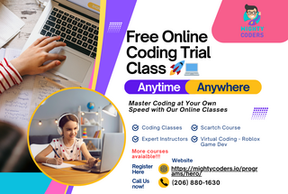 Provider image for Free Coding Trial Class for Ages 7-14